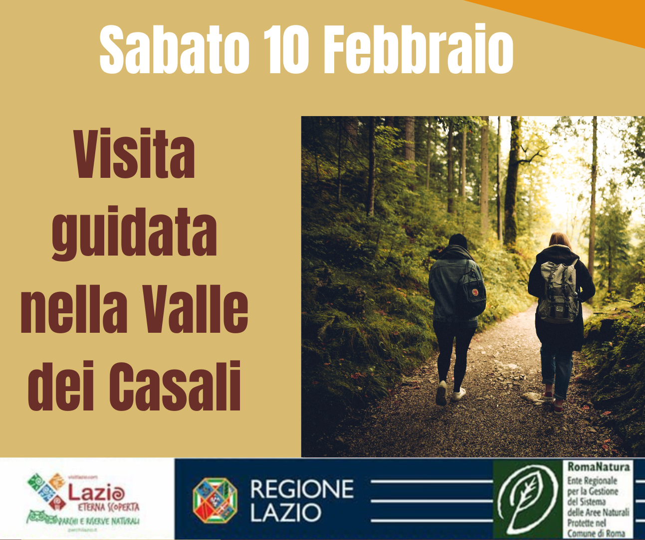 Sabato 10 Febbraio valle dei casali