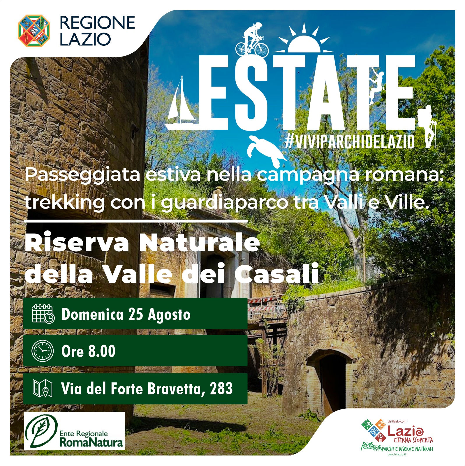 Trekking tra Valli e Ville con i Guardiaparco 25 Agosto