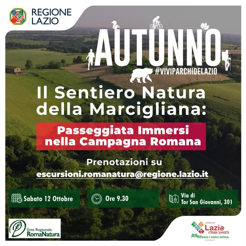 Passeggiata del 12-10-2024 nella Riserva Naturale della Marcigliana
