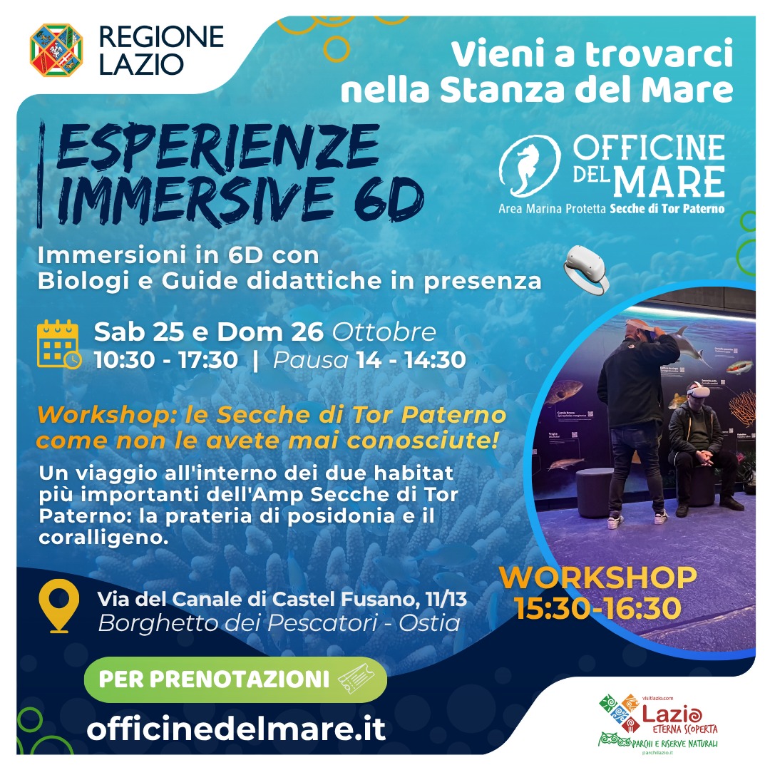Officine del Mare 25-26 Ottobre-esperienze immersive 6d