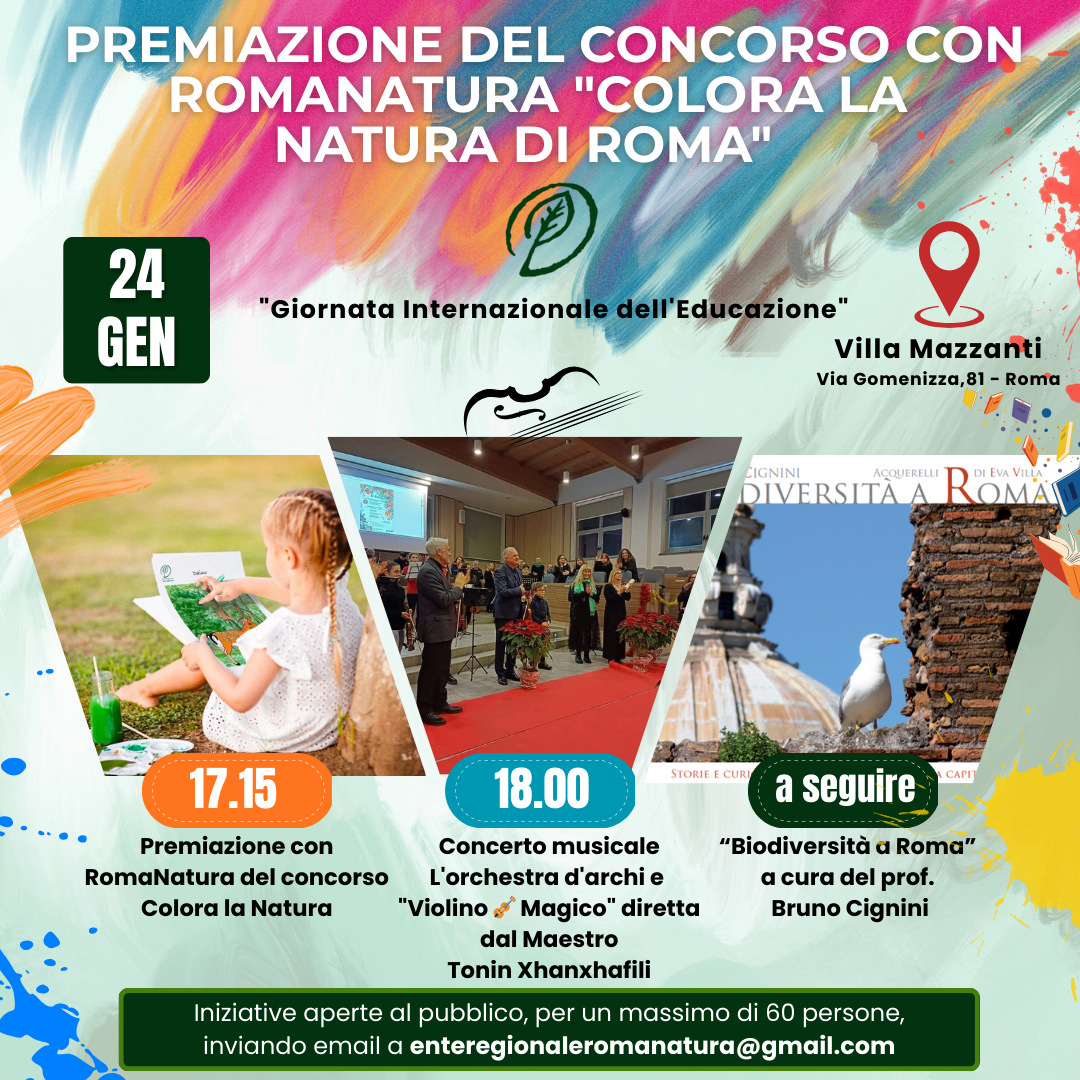 Romanatura colora la natura di Roma